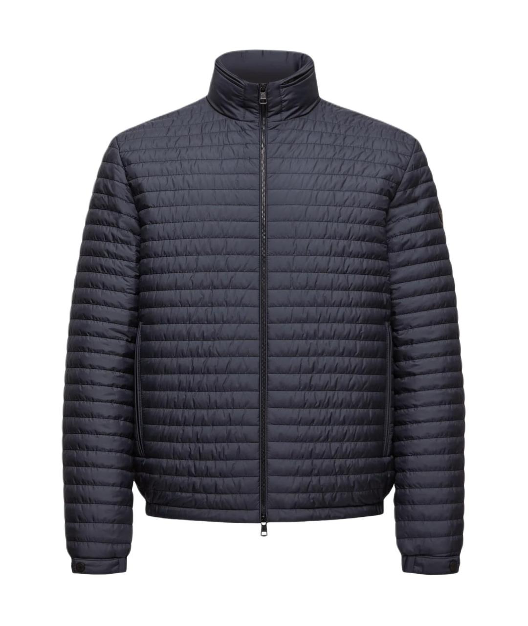 MONCLER Синий пуховик, фото 1