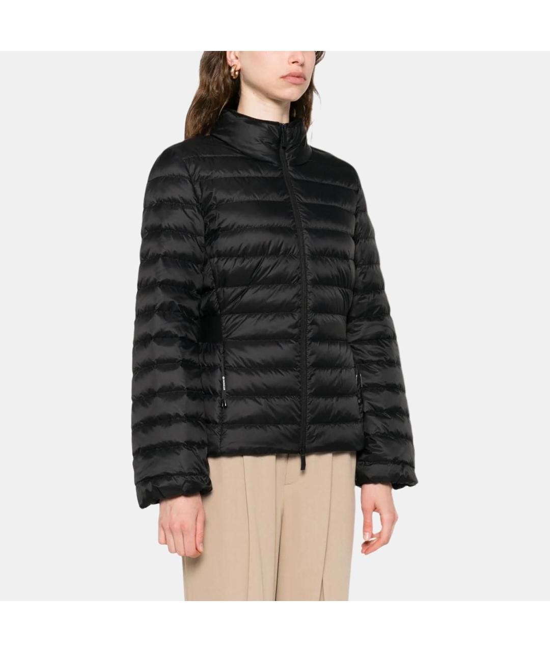 MONCLER Черный пуховик, фото 3