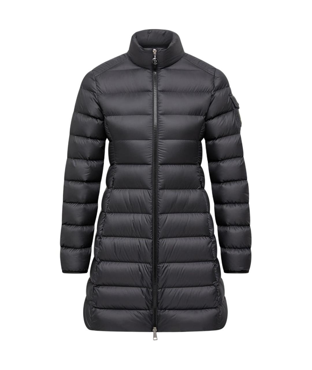 MONCLER Черный пуховик, фото 1