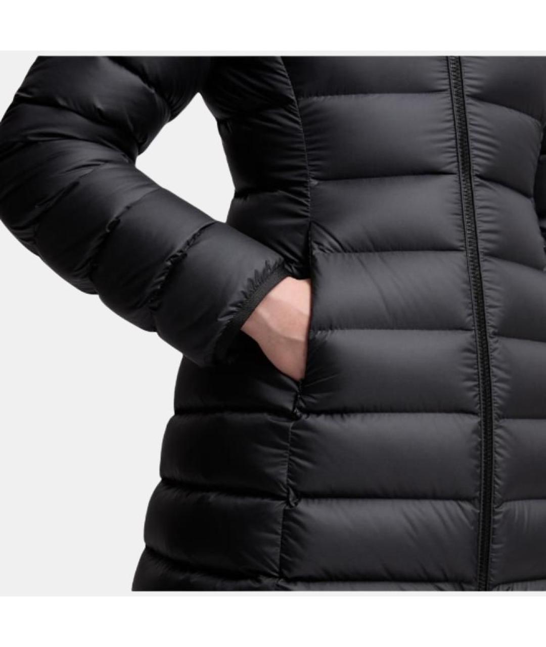 MONCLER Черный пуховик, фото 5