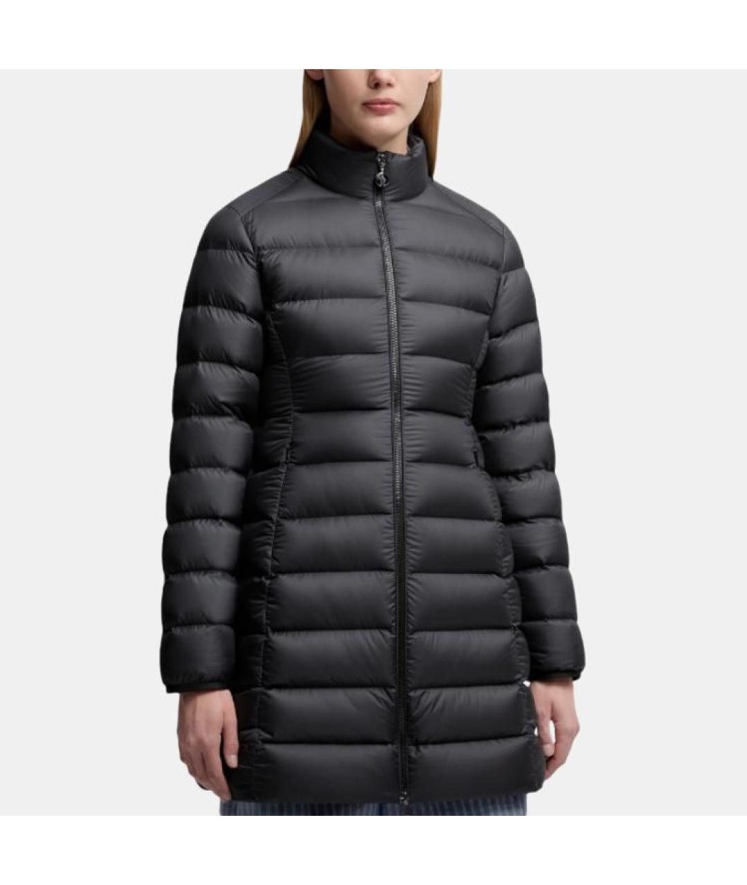 MONCLER Черный пуховик, фото 3