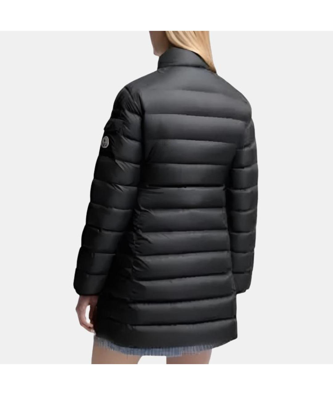 MONCLER Черный пуховик, фото 4