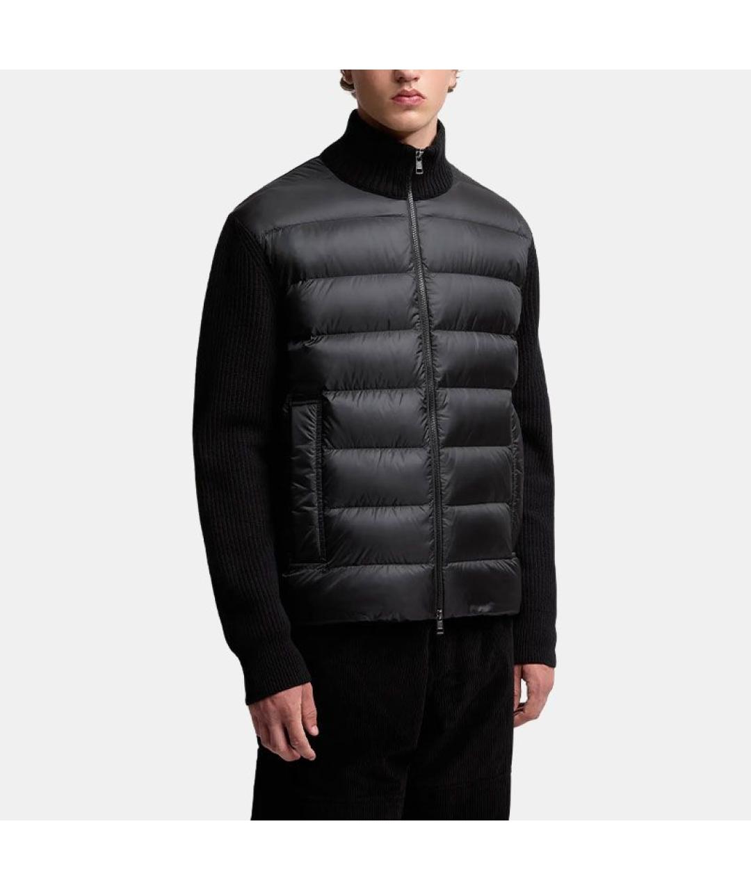 MONCLER Черная куртка, фото 4