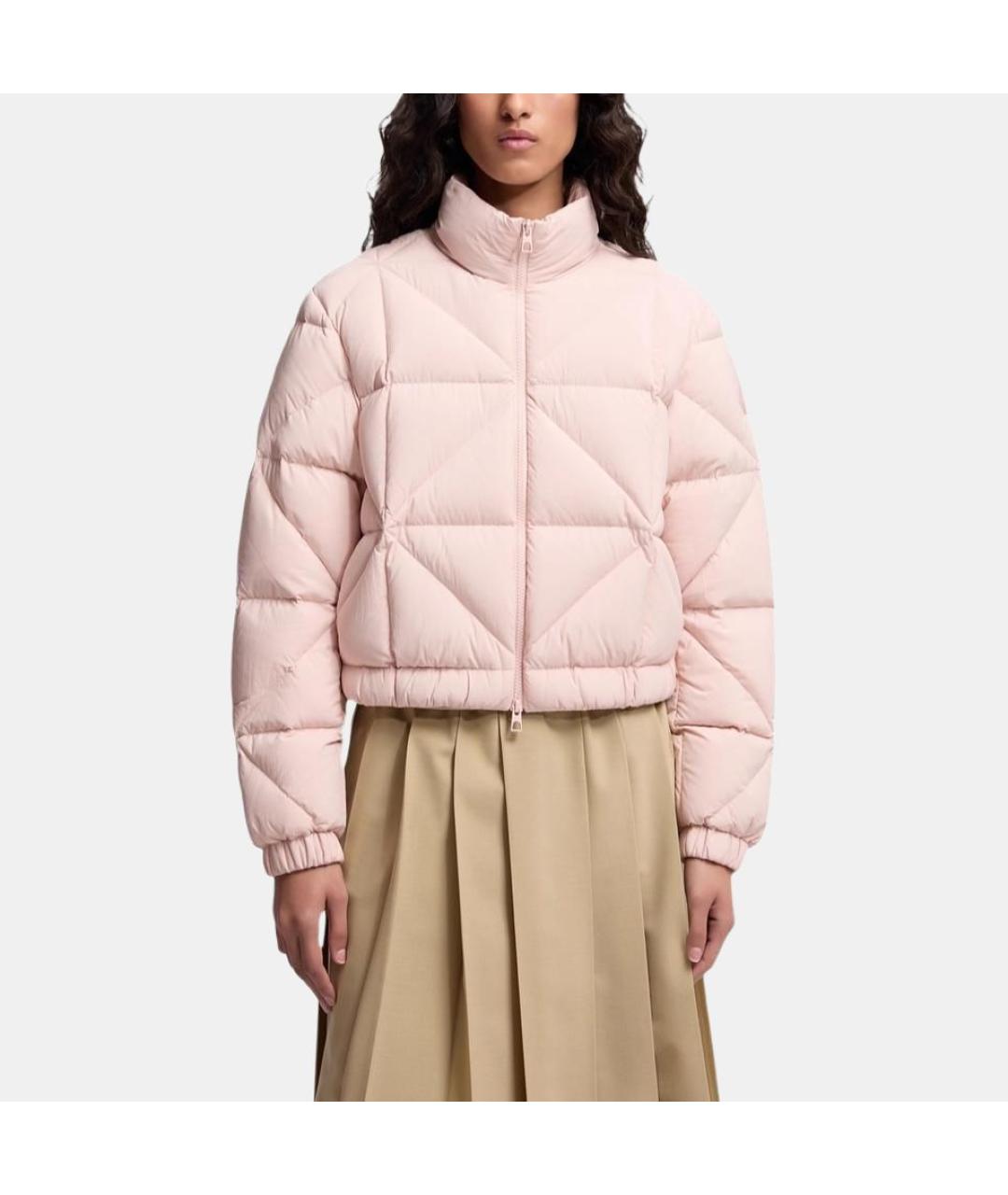 MONCLER Розовый пуховик, фото 3