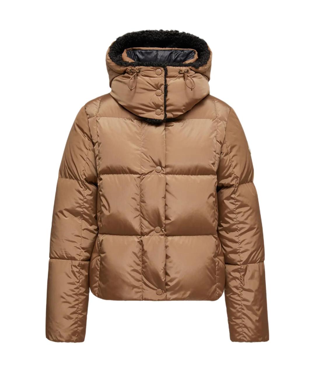 MONCLER Бежевый пуховик, фото 1