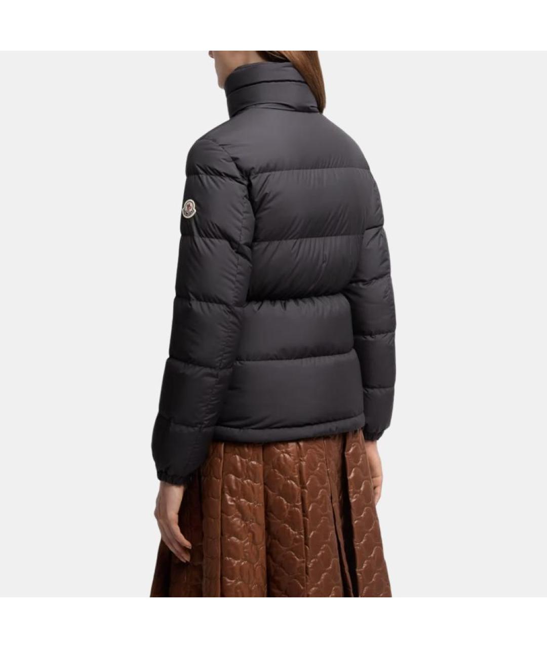 MONCLER Черный пуховик, фото 4