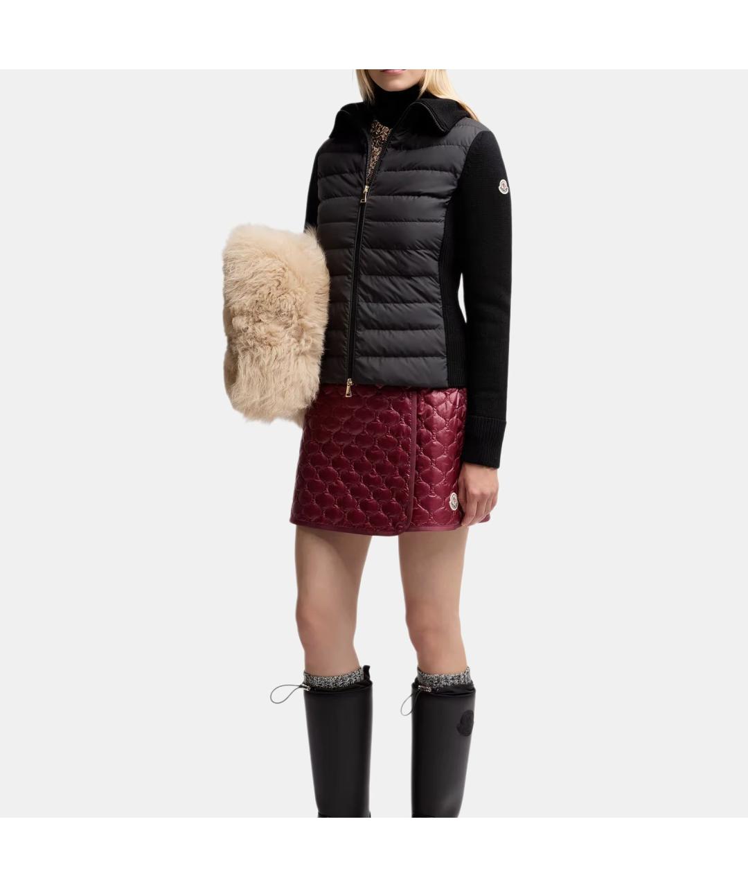 MONCLER Черная куртка, фото 2