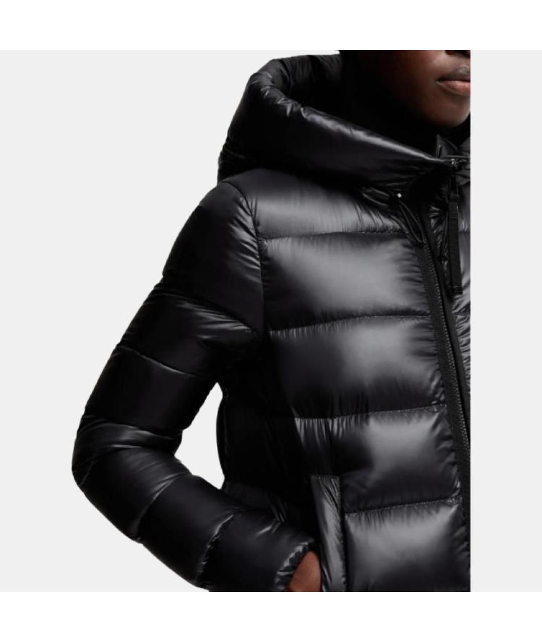 MONCLER Черный пуховик, фото 5
