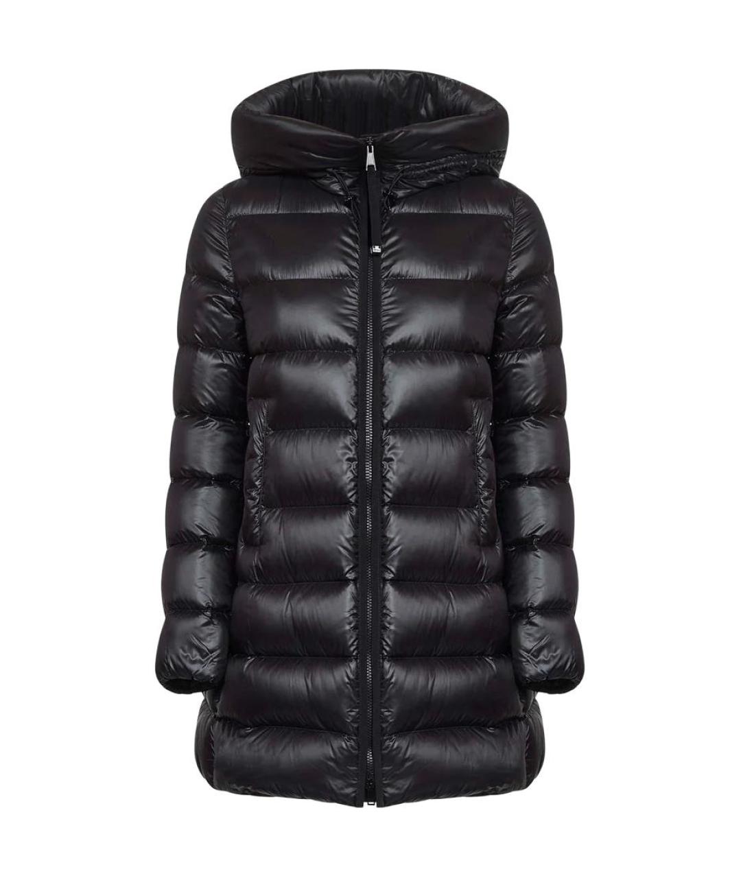 MONCLER Черный пуховик, фото 1