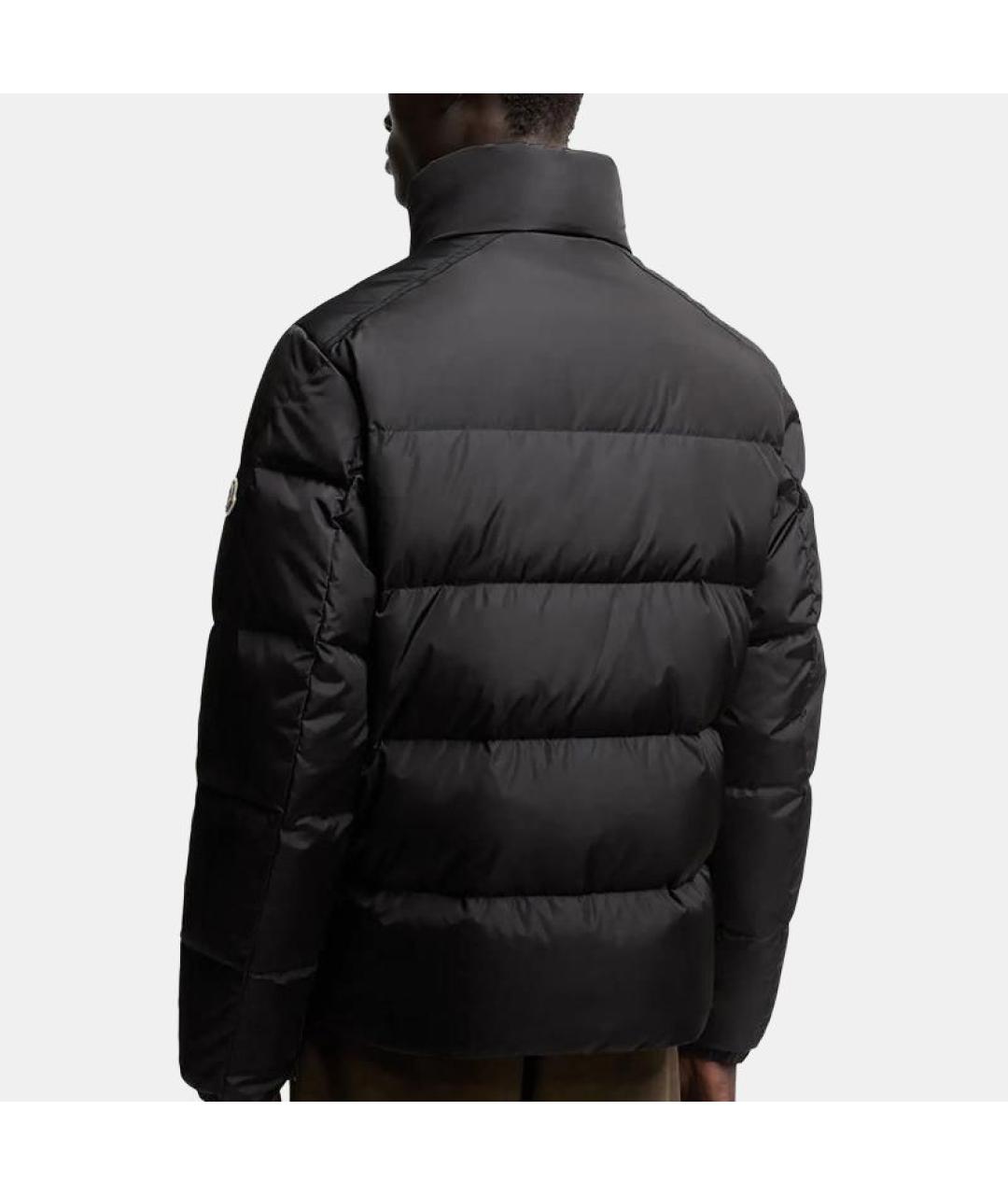MONCLER Черный пуховик, фото 4