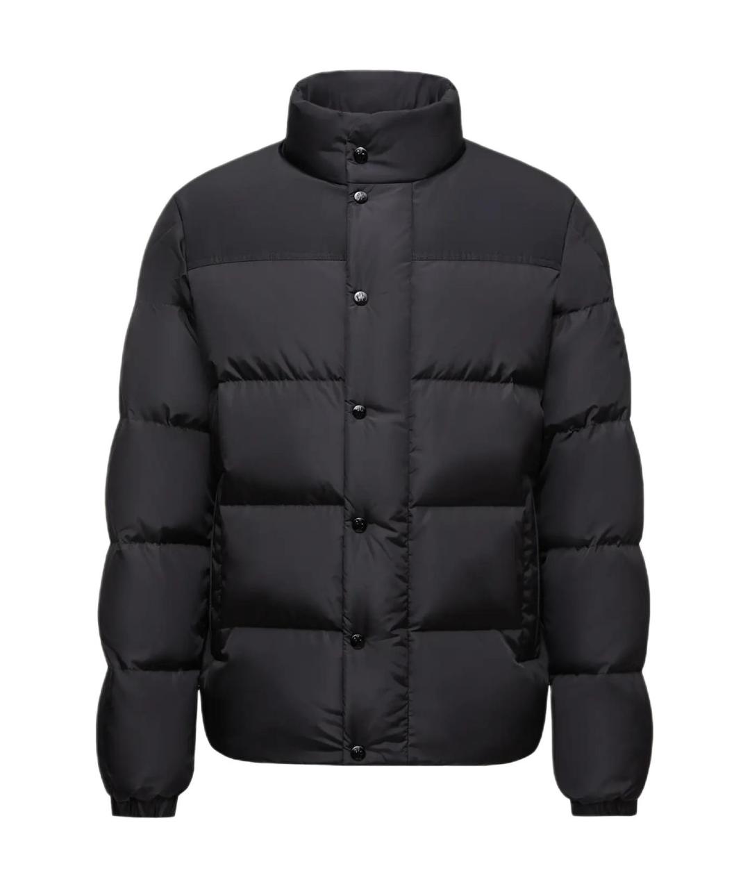 MONCLER Черный пуховик, фото 1