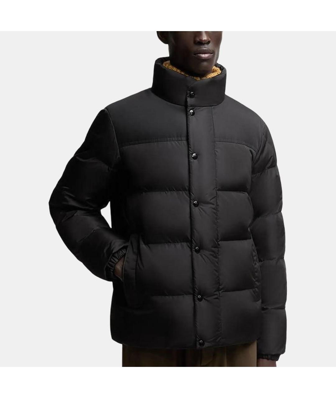 MONCLER Черный пуховик, фото 3