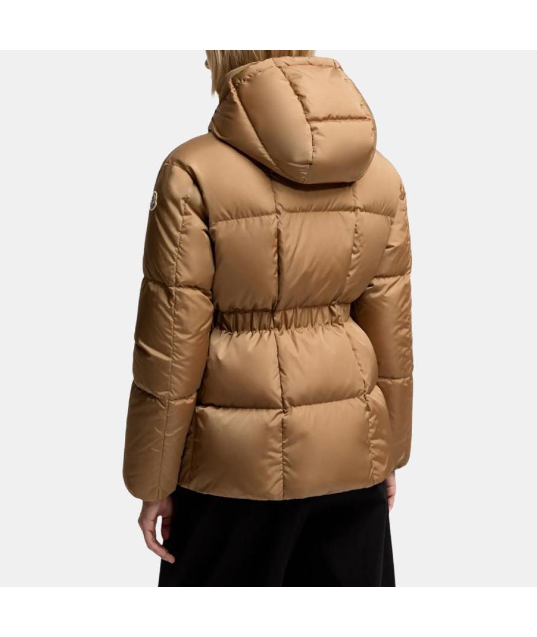 MONCLER Бежевый пуховик, фото 2