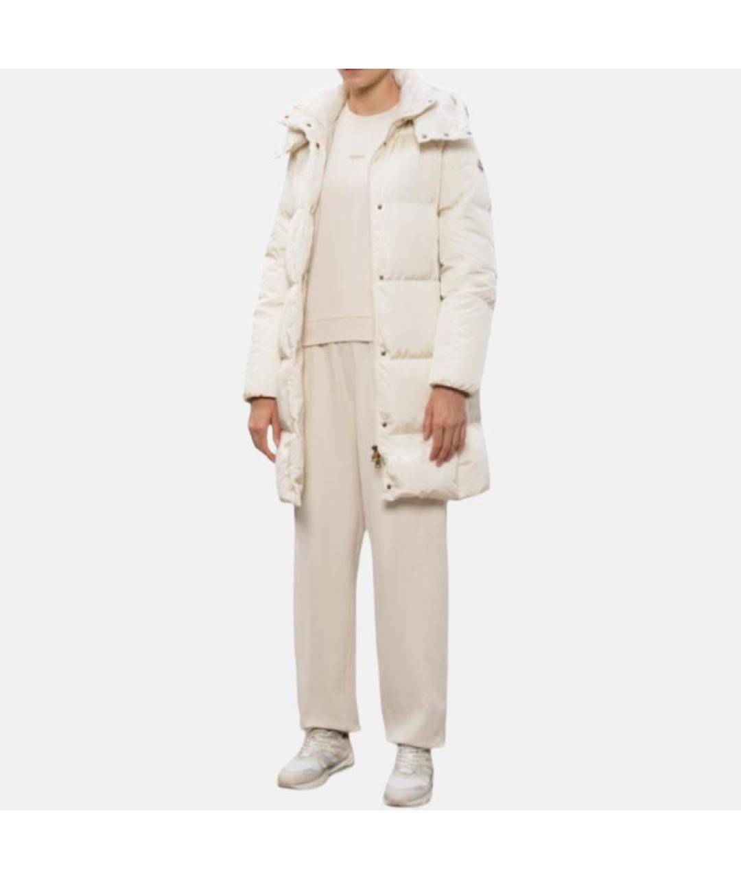 MONCLER Белый пуховик, фото 4