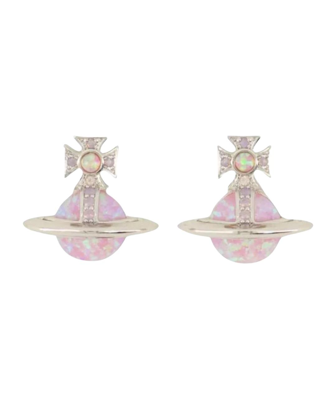 VIVIENNE WESTWOOD Серебряные латунные серьги, фото 1