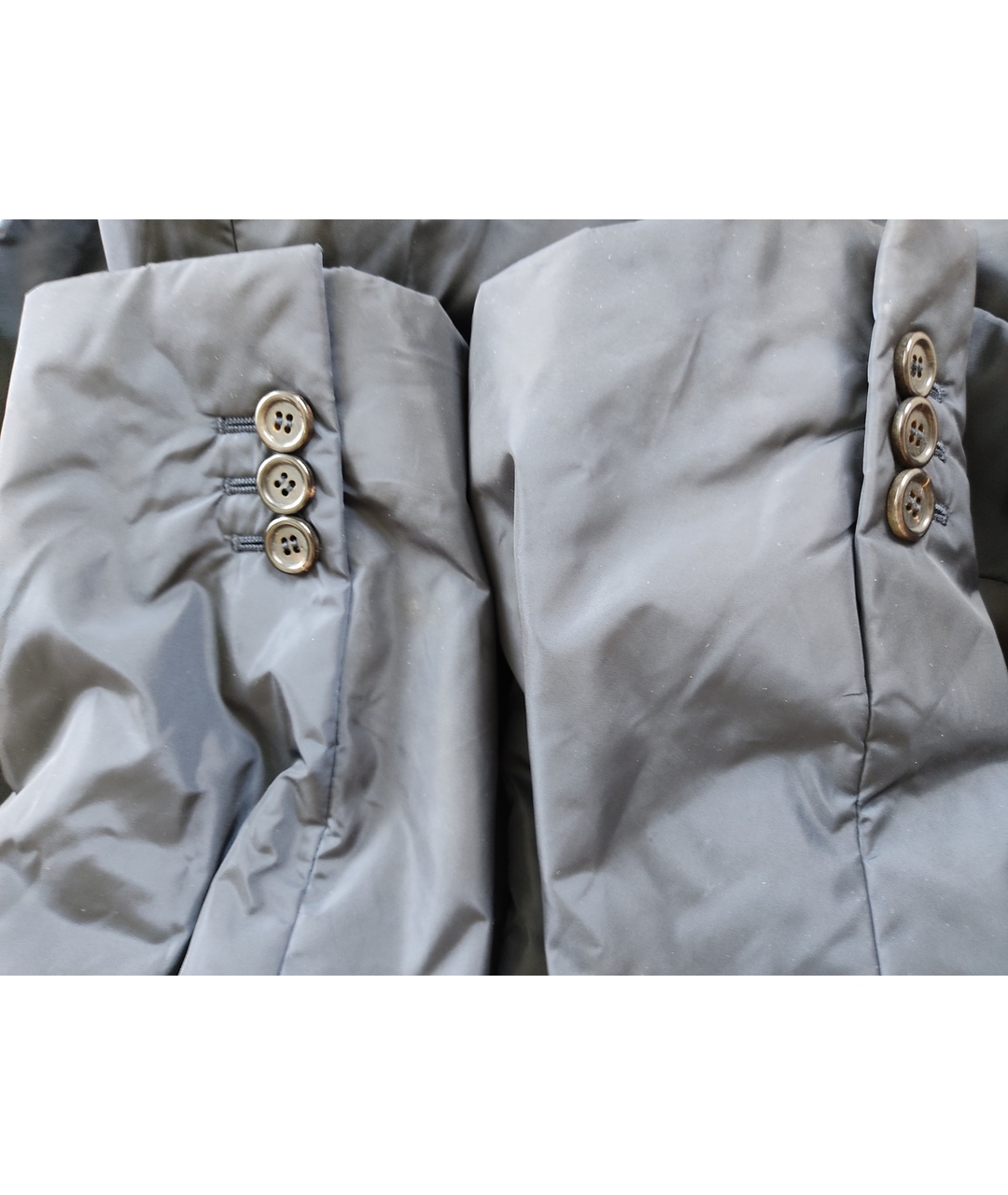 PRADA Темно-синий полиамидовый пиджак, фото 6