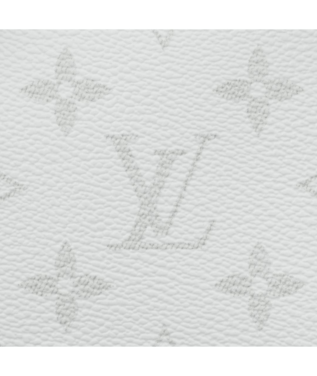 LOUIS VUITTON Белая кожаная сумка на плечо, фото 5