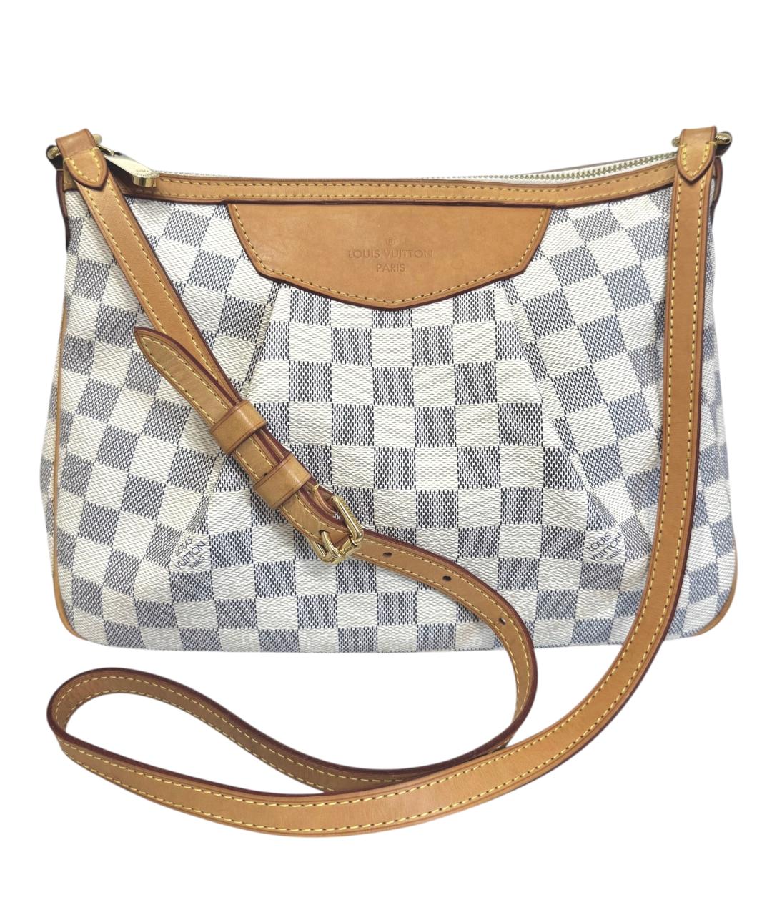 LOUIS VUITTON Белая кожаная сумка через плечо, фото 1