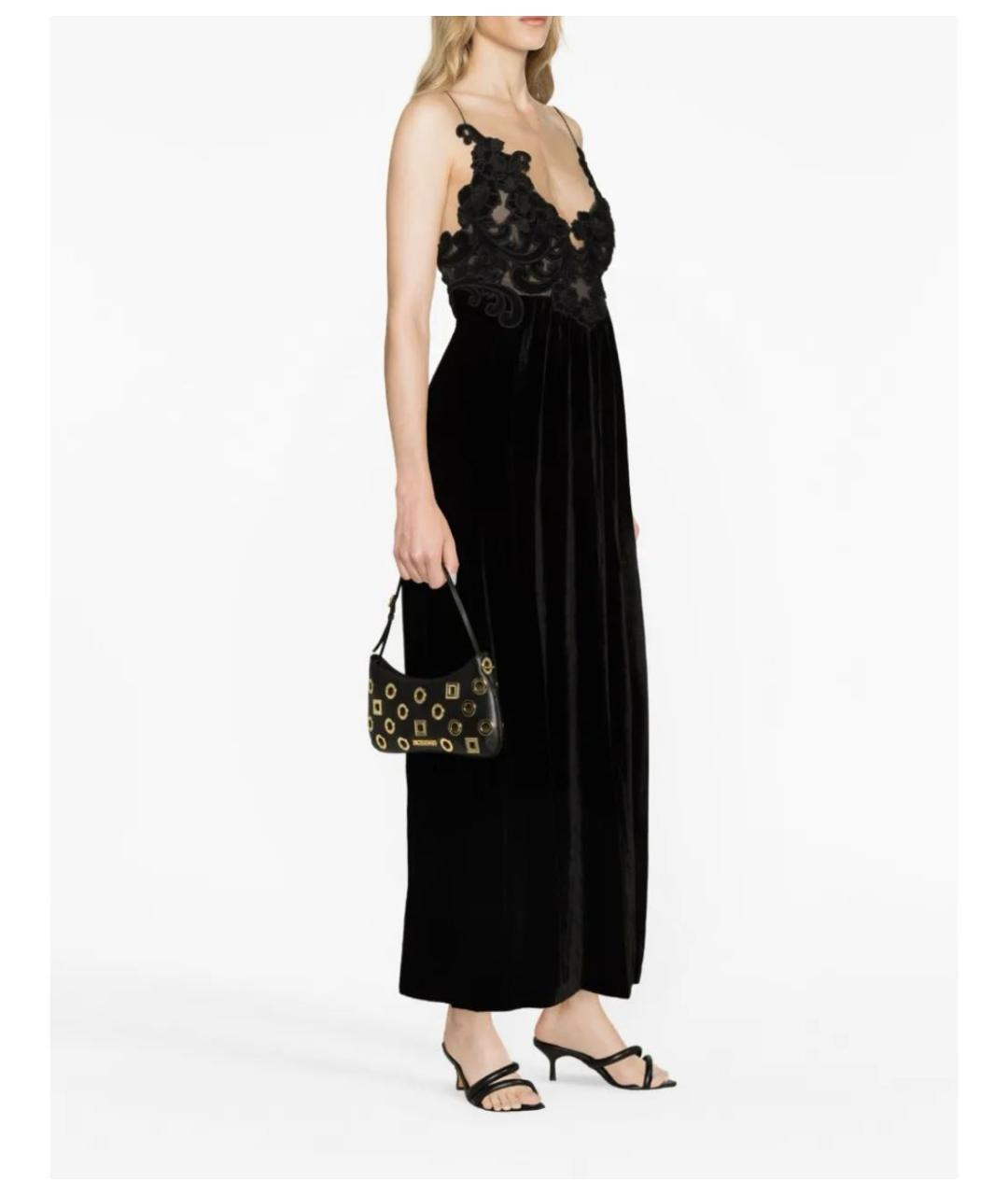 ZIMMERMANN Черное шелковое коктейльное платье, фото 3