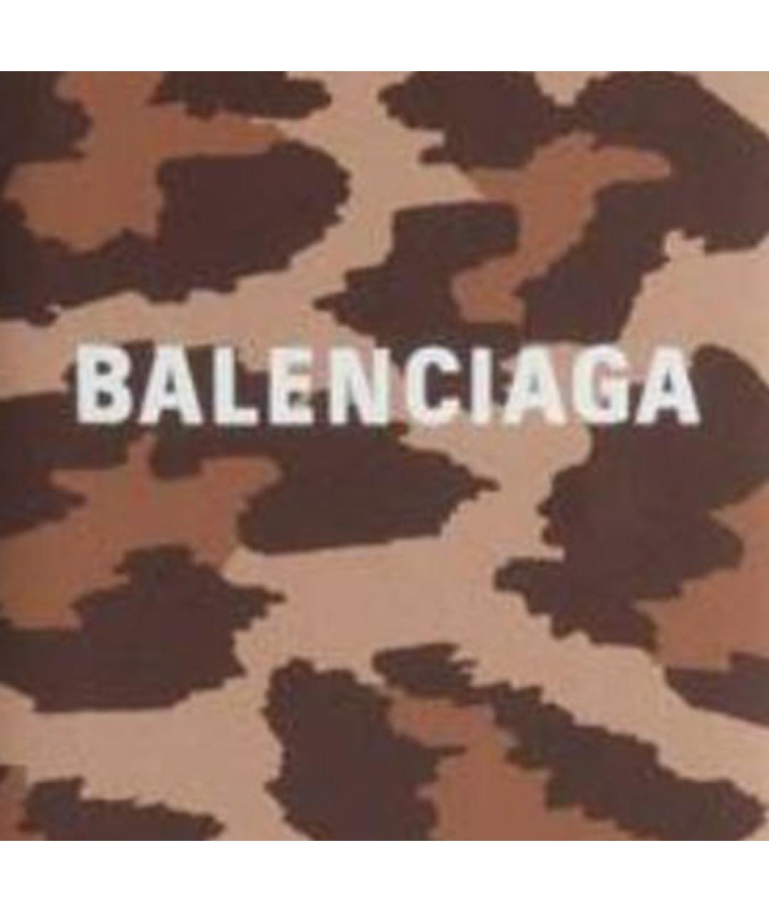 BALENCIAGA Коричневый кожаный кардхолдер, фото 2