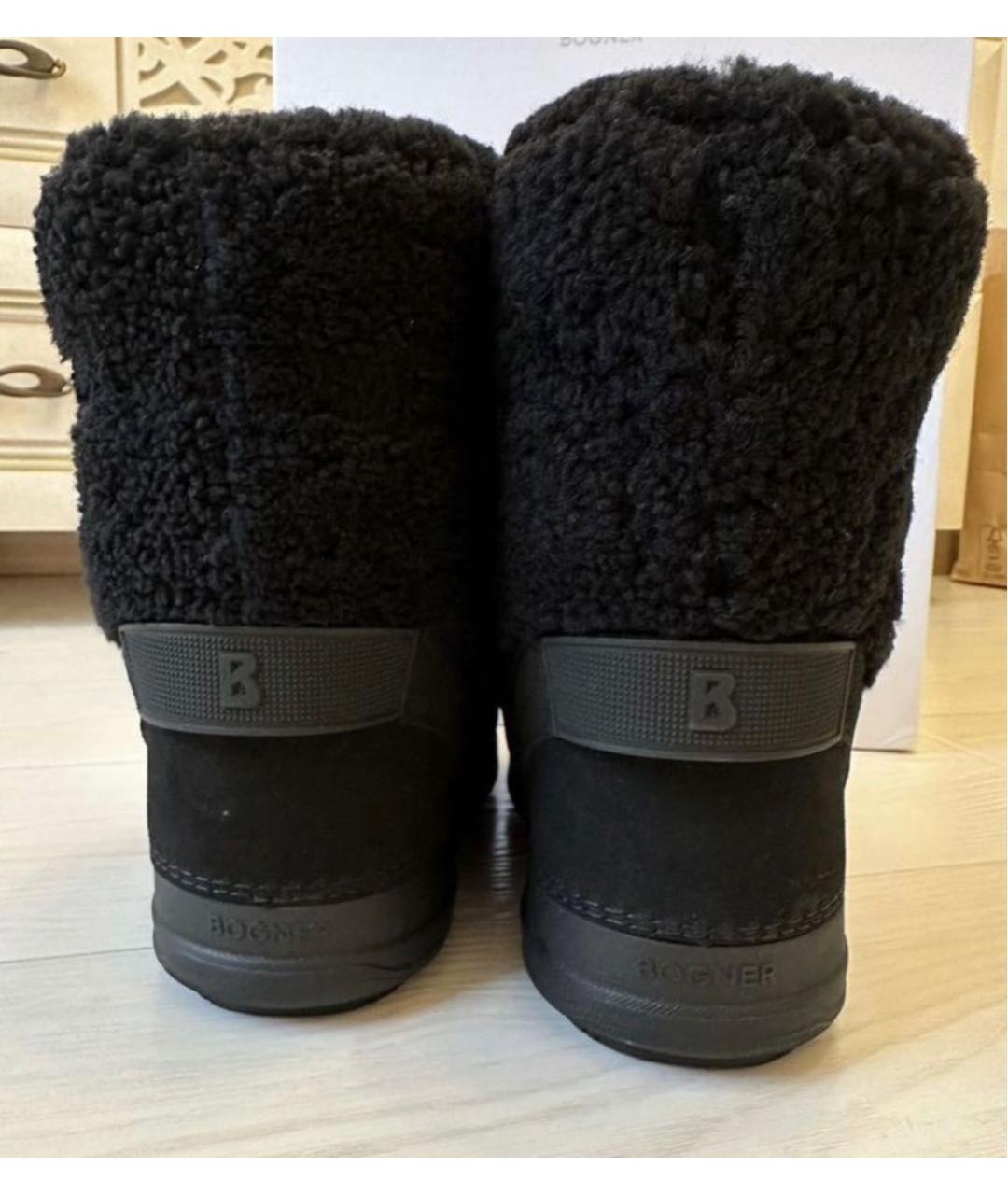 BOGNER Черные текстильные ботинки, фото 7