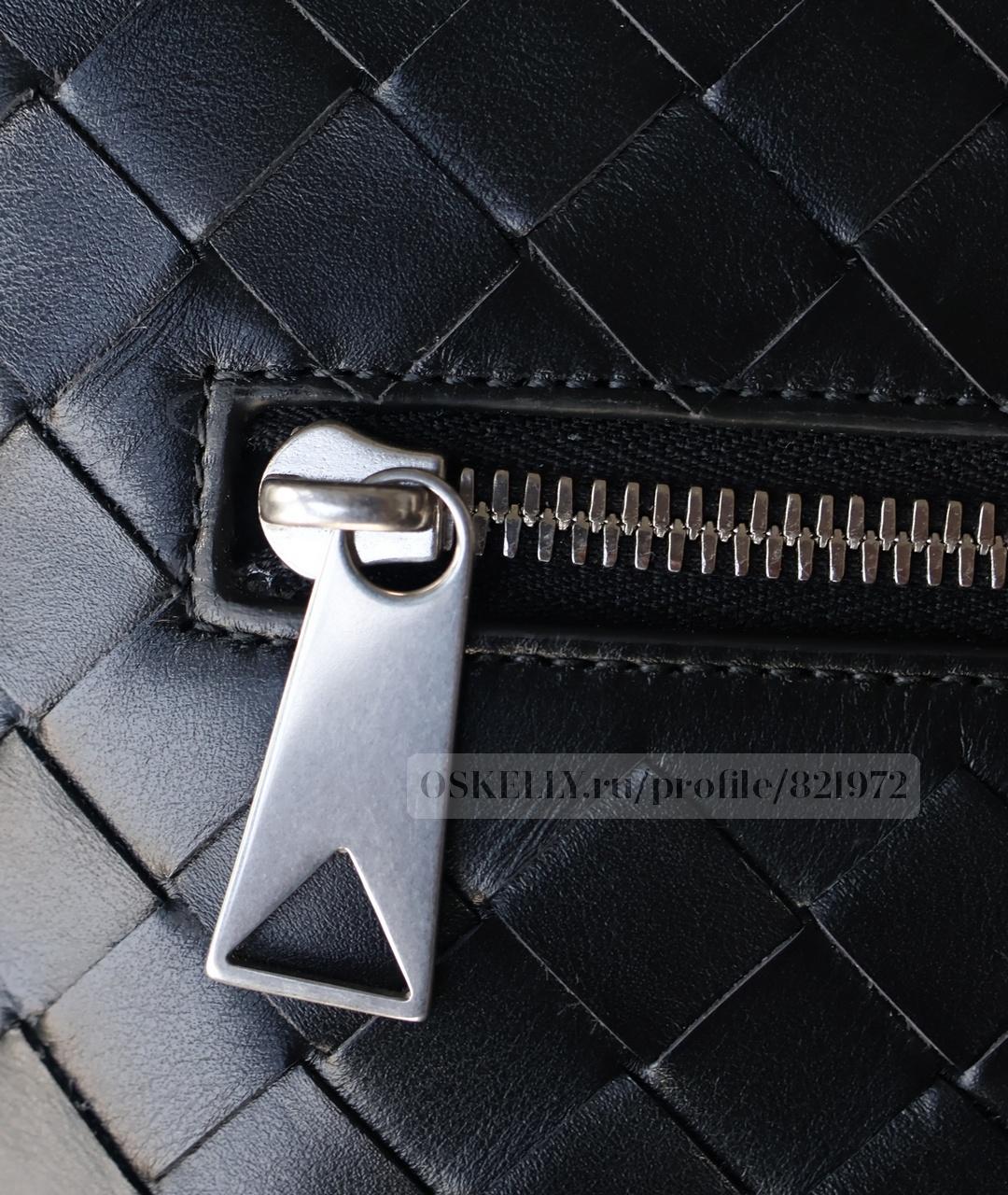 BOTTEGA VENETA Черная кожаная папка для документов, фото 6