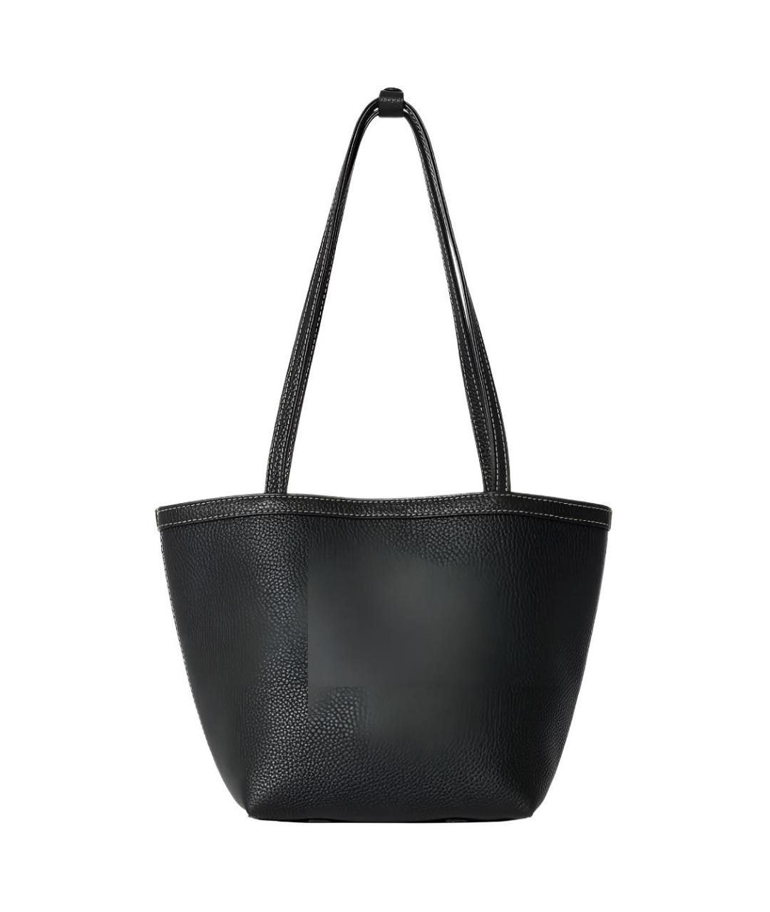 THE ROW Черная кожаная сумка через плечо, фото 1