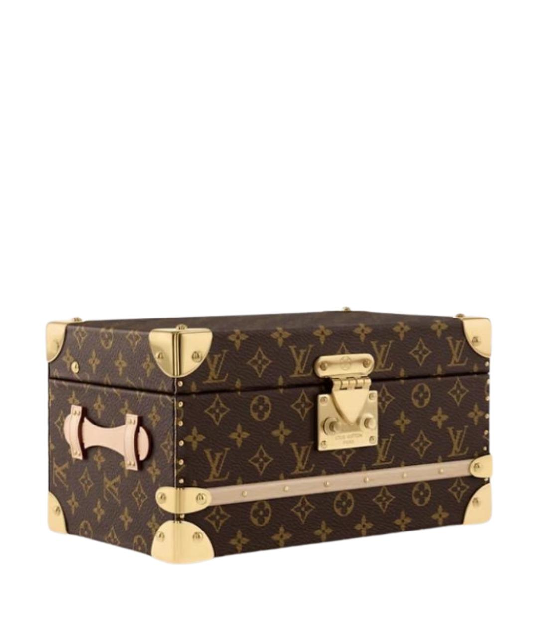 LOUIS VUITTON Коричневый чемодан, фото 2