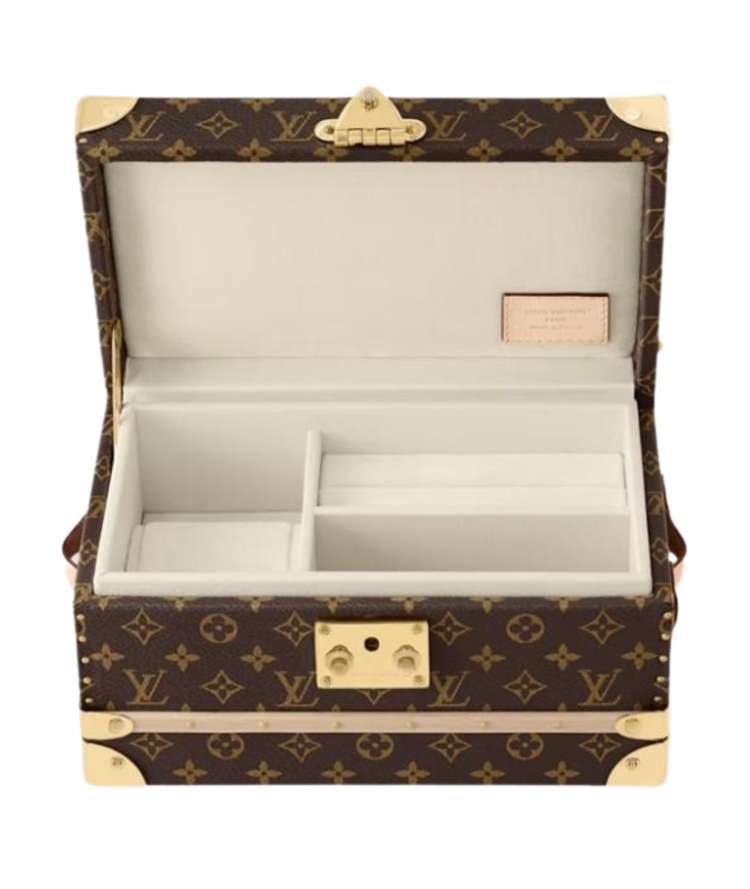 LOUIS VUITTON Коричневый чемодан, фото 3