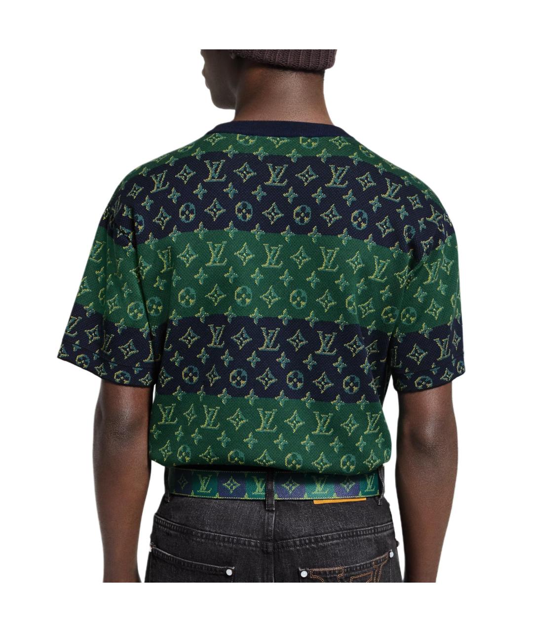 LOUIS VUITTON Зеленая футболка, фото 4