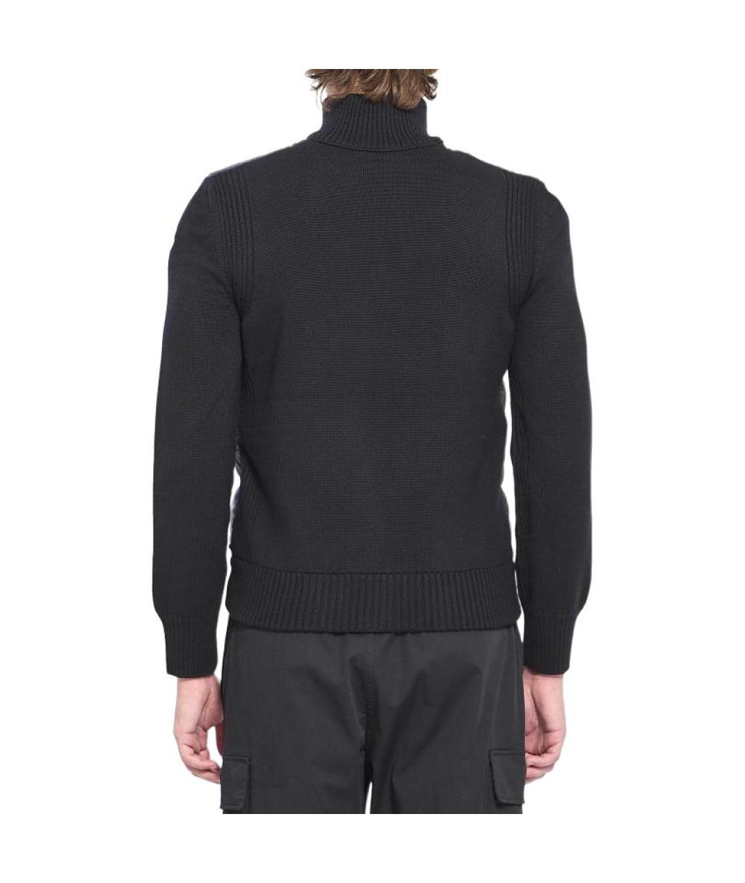 MONCLER Черный пуховик, фото 2