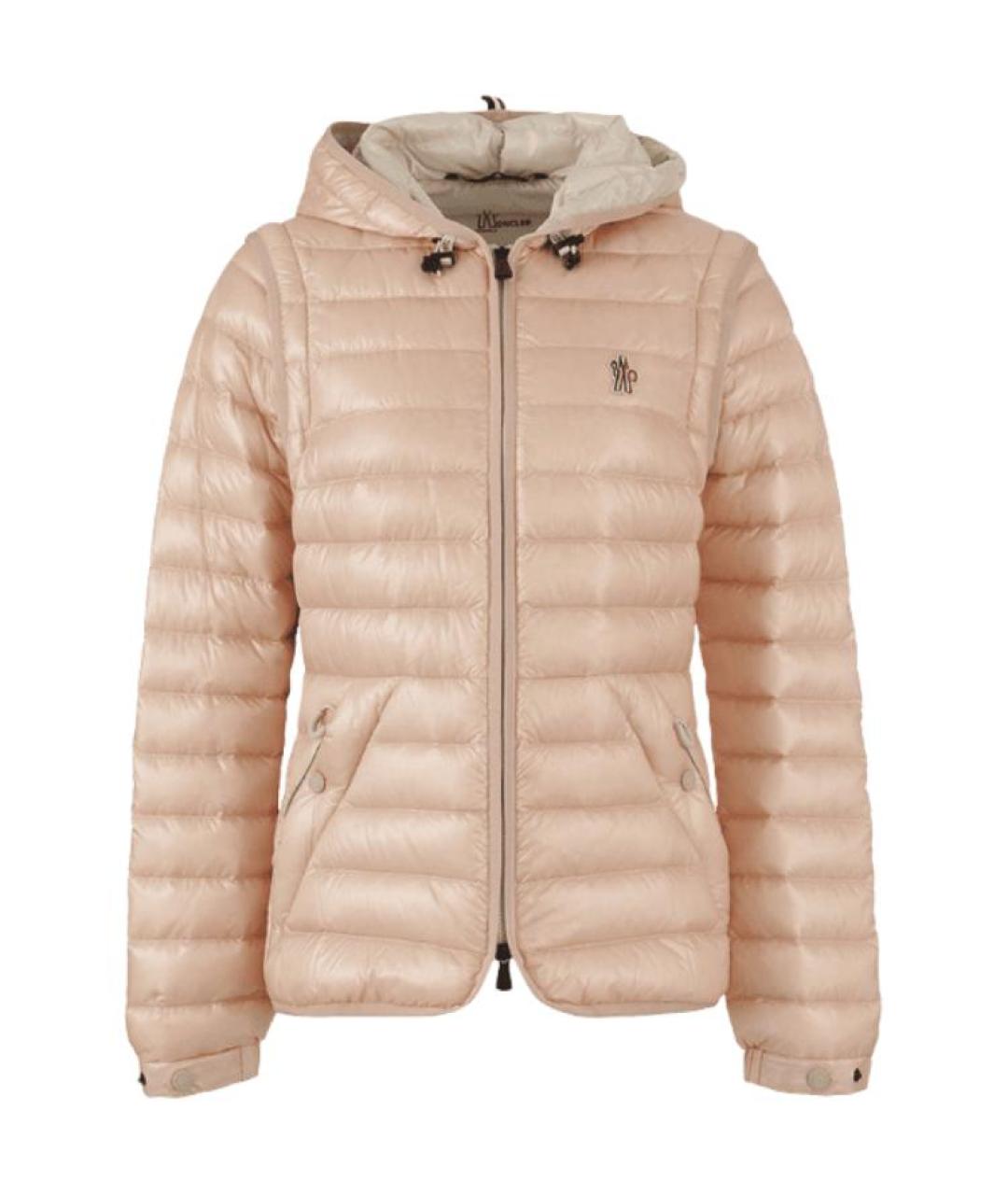 MONCLER Розовый пуховик, фото 1