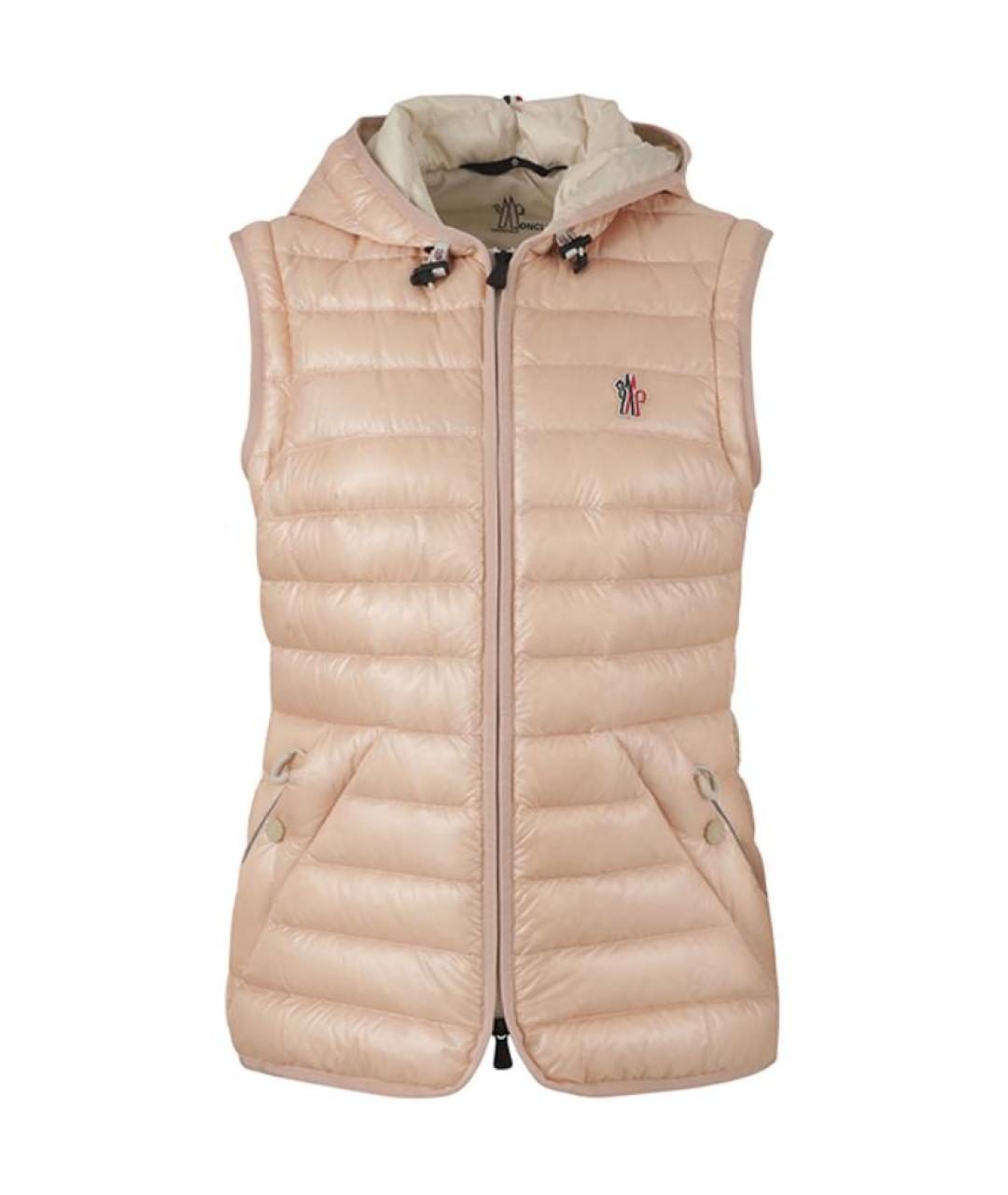 MONCLER Розовый пуховик, фото 3