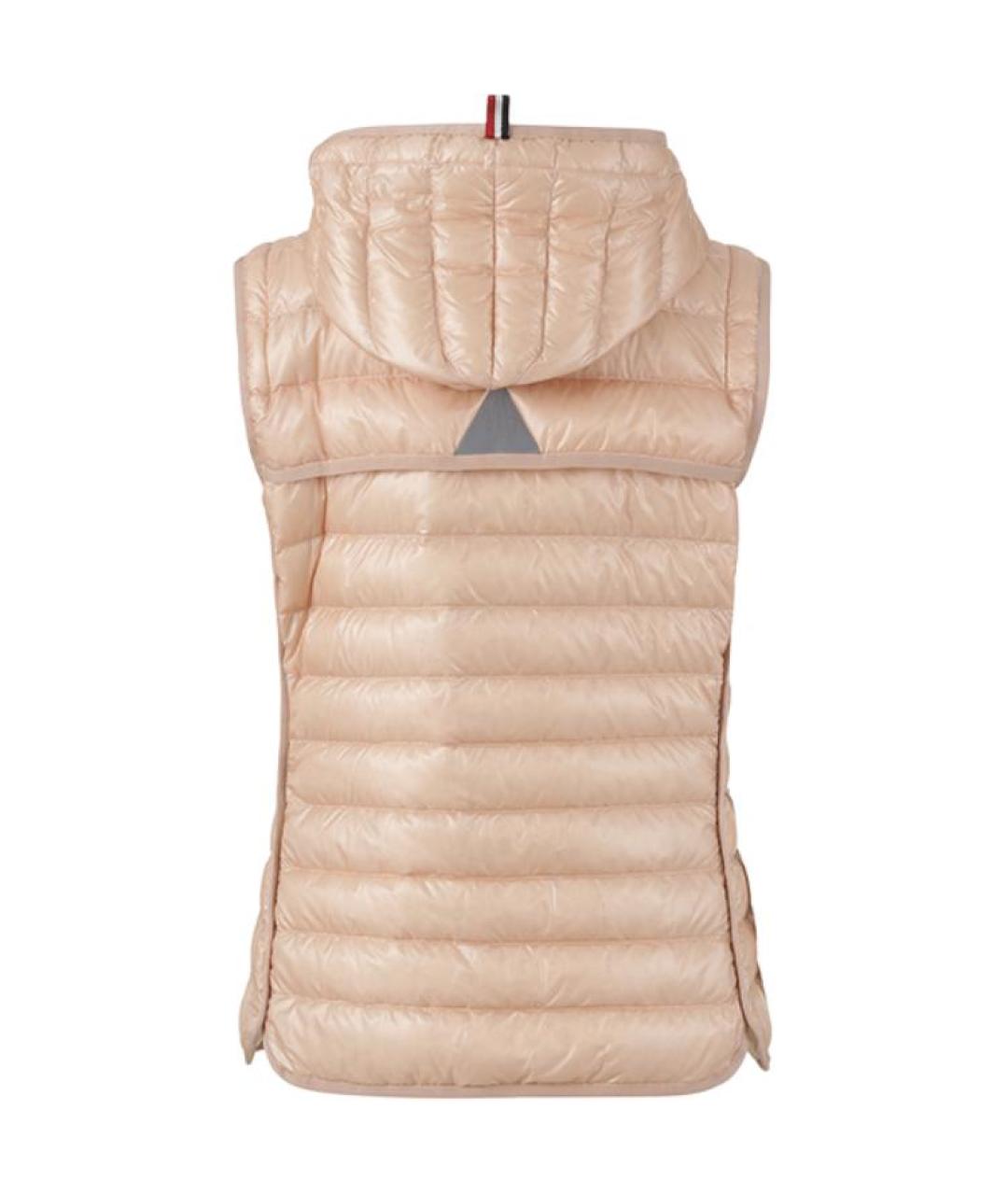 MONCLER Розовый пуховик, фото 4