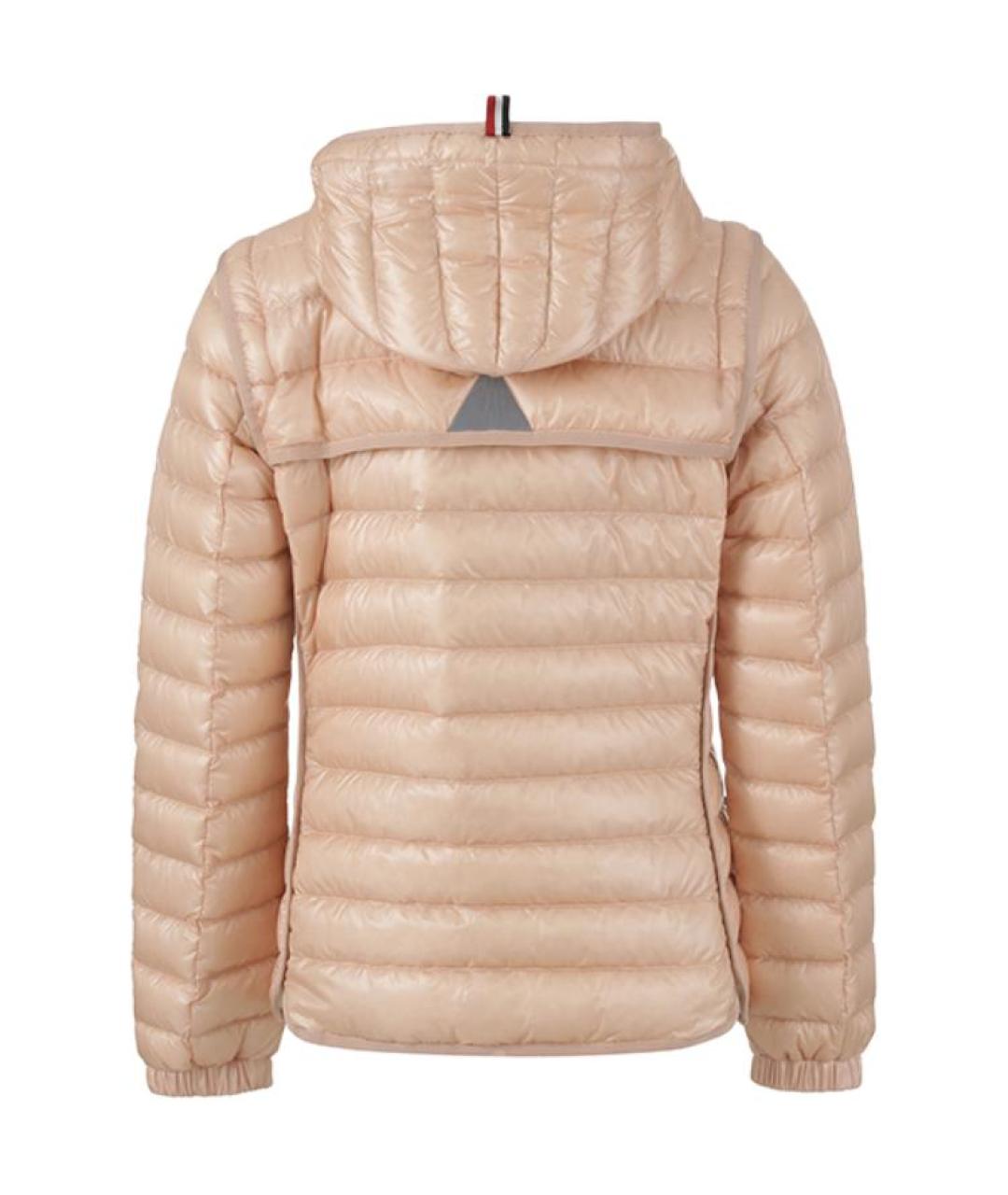 MONCLER Розовый пуховик, фото 2