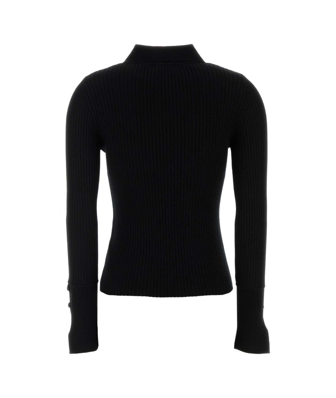 COURREGES Черный вискозный джемпер / свитер, фото 2