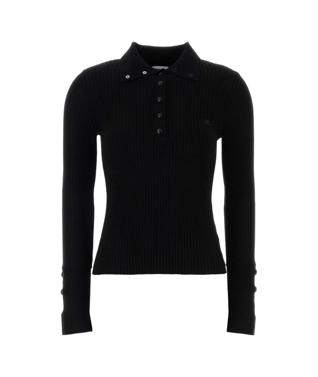 COURREGES Черный вискозный джемпер / свитер, фото 1