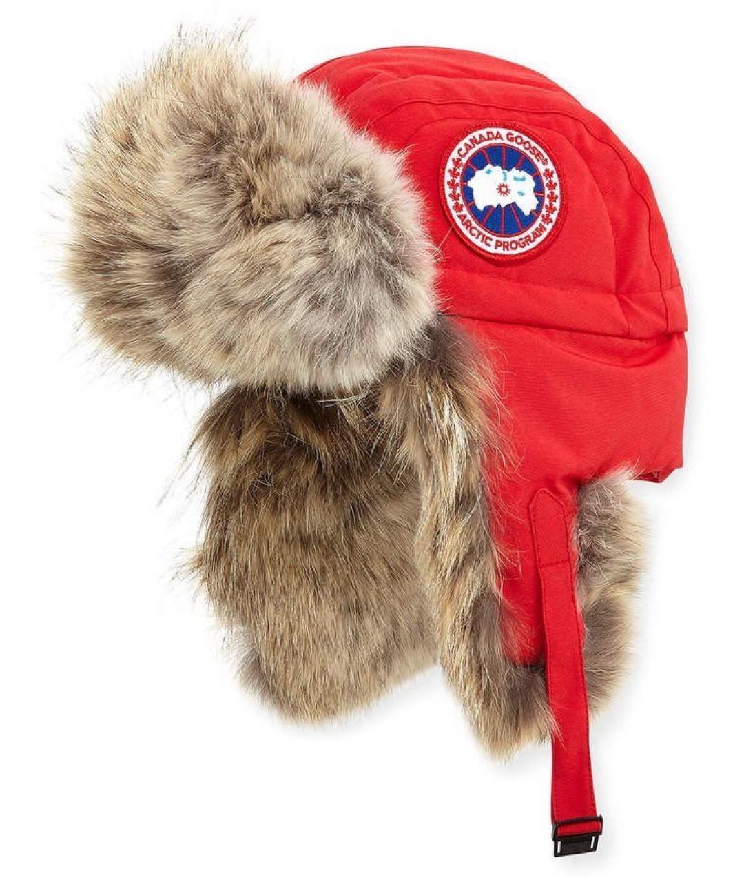 CANADA GOOSE Красная шапка, фото 3