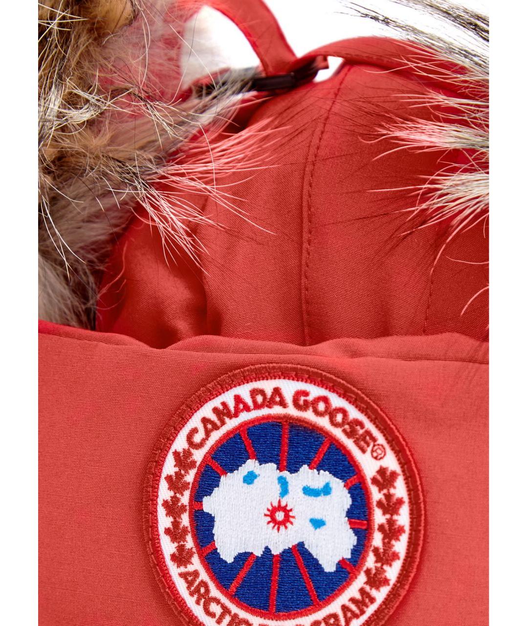 CANADA GOOSE Красная шапка, фото 2