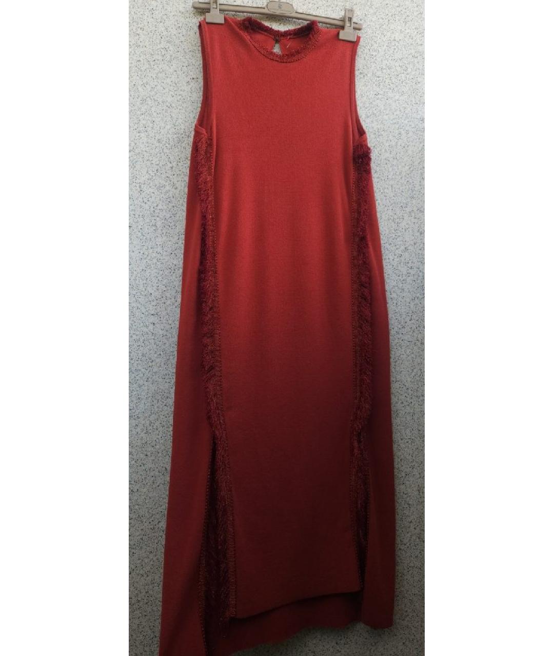 MAX MARA Красное повседневное платье, фото 2