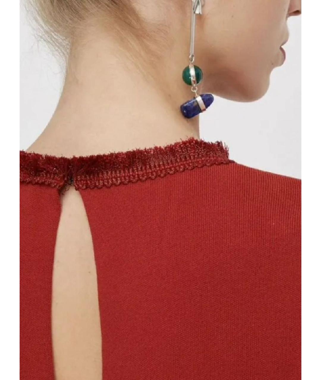 MAX MARA Красное повседневное платье, фото 9