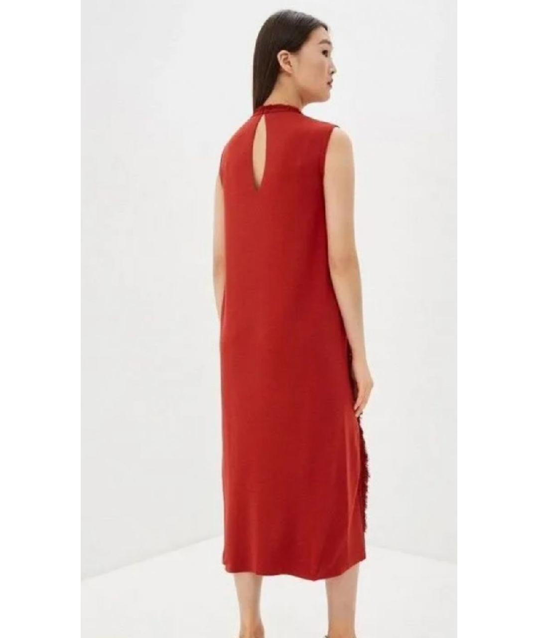 MAX MARA Красное повседневное платье, фото 7