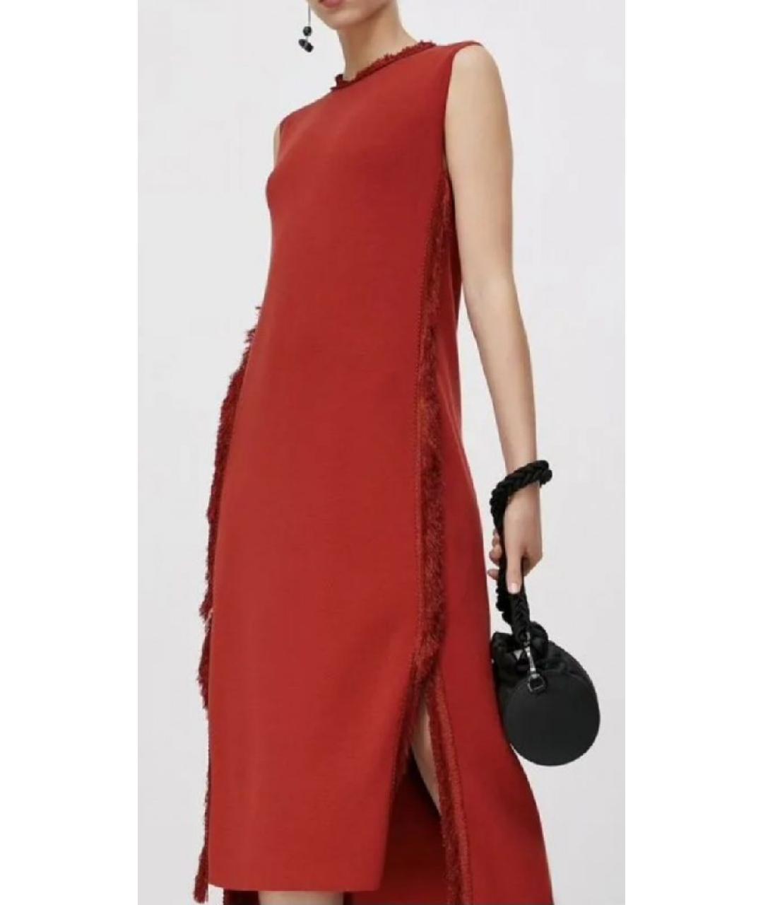 MAX MARA Красное повседневное платье, фото 6