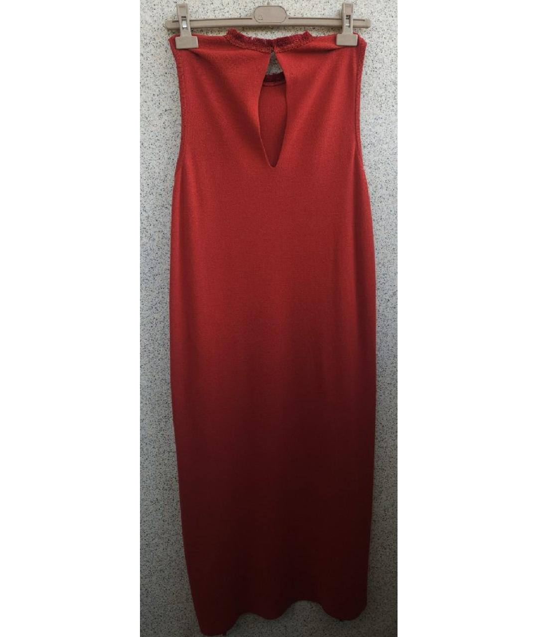 MAX MARA Красное повседневное платье, фото 3