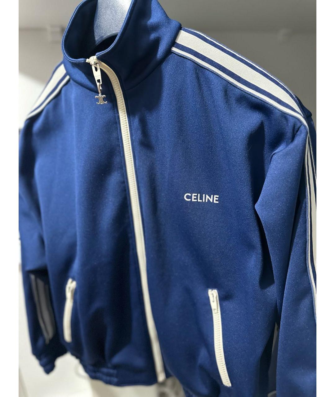 CELINE Темно-синяя спортивная куртка, фото 2