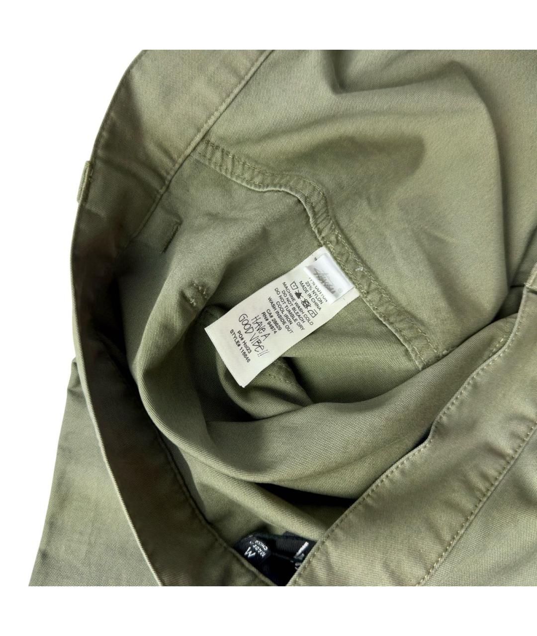 STUSSY Хаки хлопковые повседневные брюки, фото 5