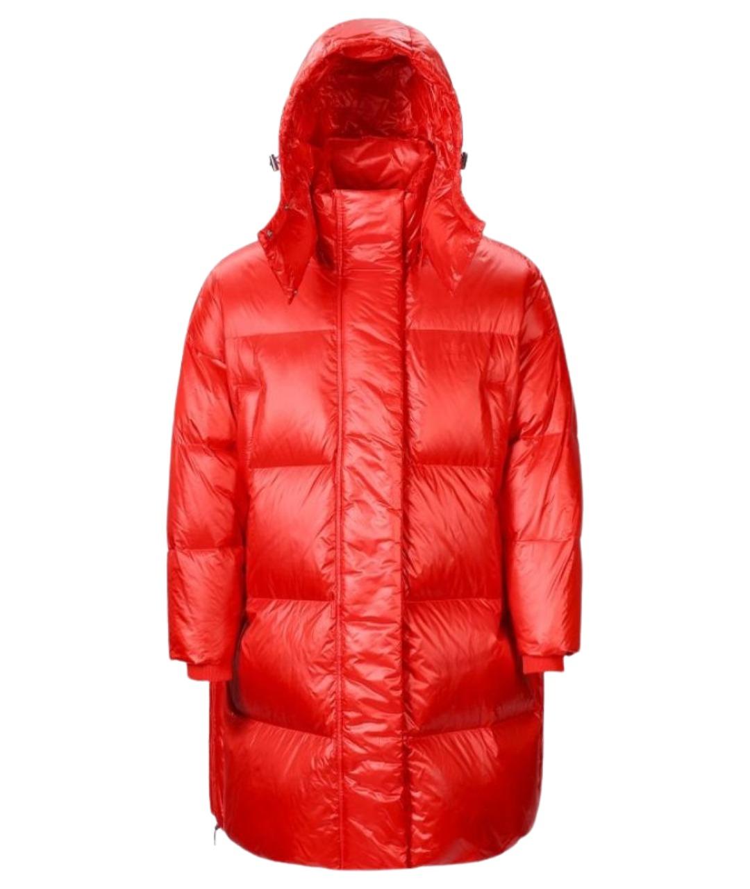ADIDAS Коралловый полиэстеровый пуховик, фото 1
