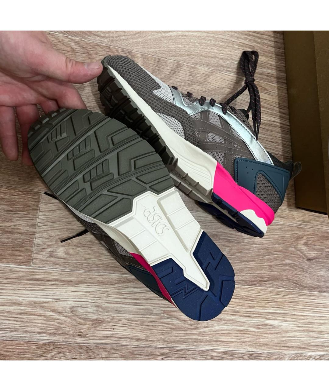 ASICS Мульти замшевые низкие кроссовки / кеды, фото 5