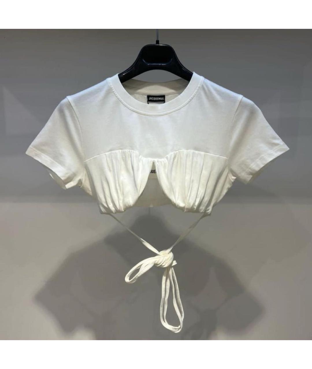 JACQUEMUS Белая футболка, фото 2