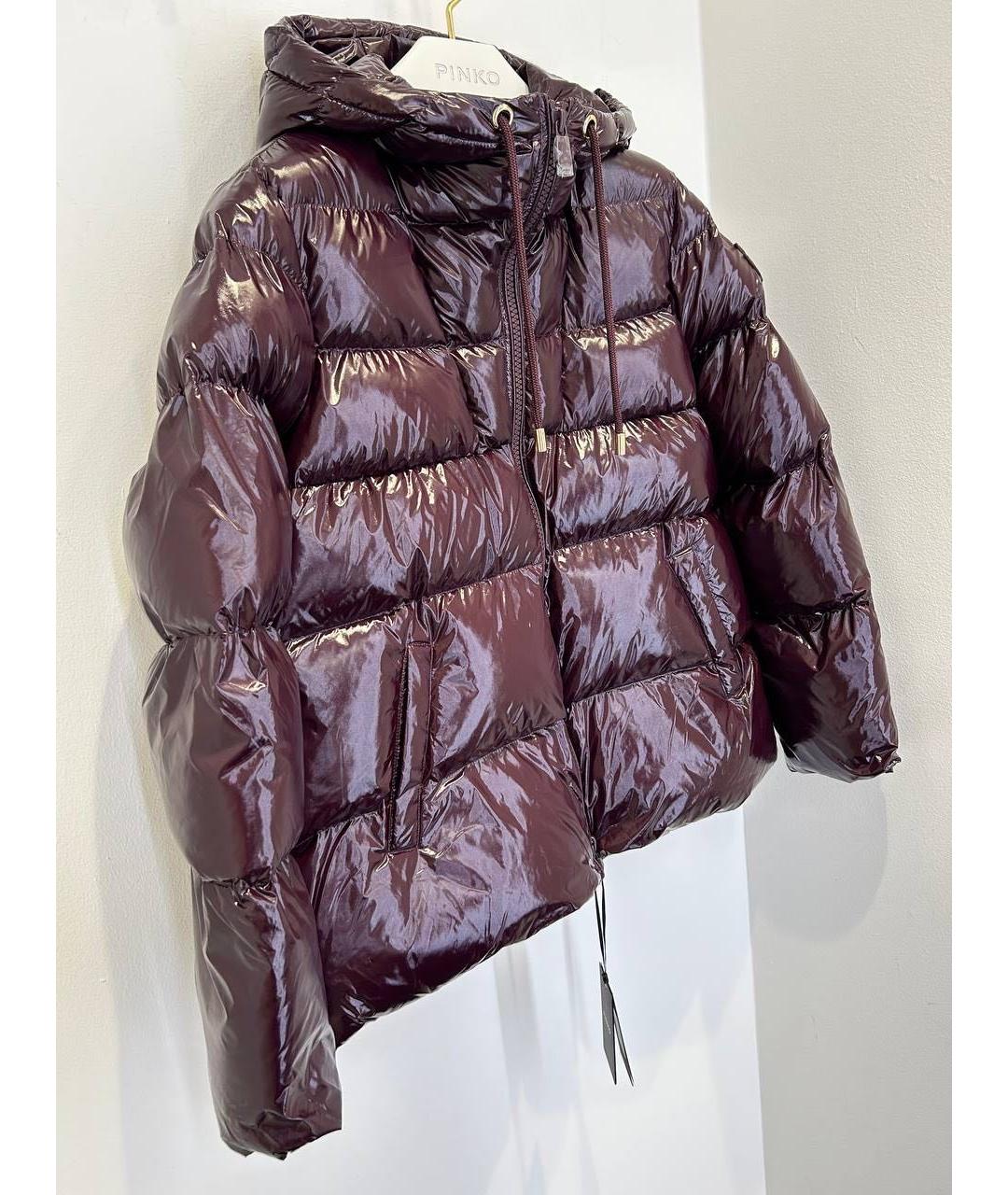 PINKO Бордовая куртка, фото 6